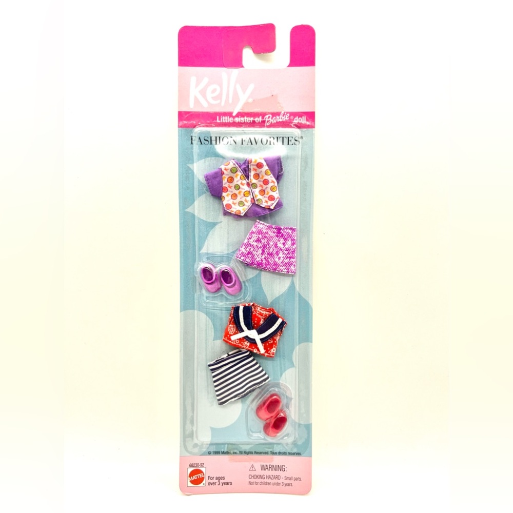NIB/NRFP Kelly, Little Sister of Barbie Doll - Fashion Favorites (1999)